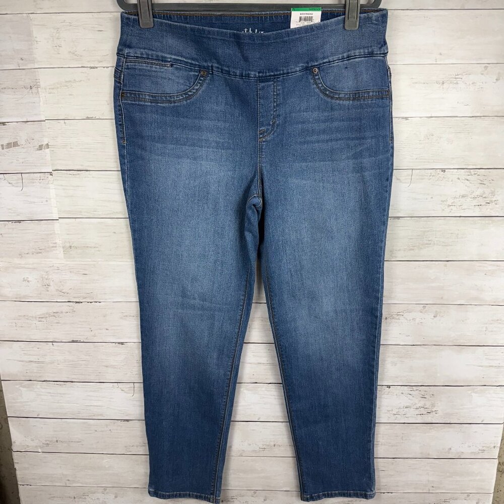 Style & Co. Boyfriend Pull-On Denim Pants